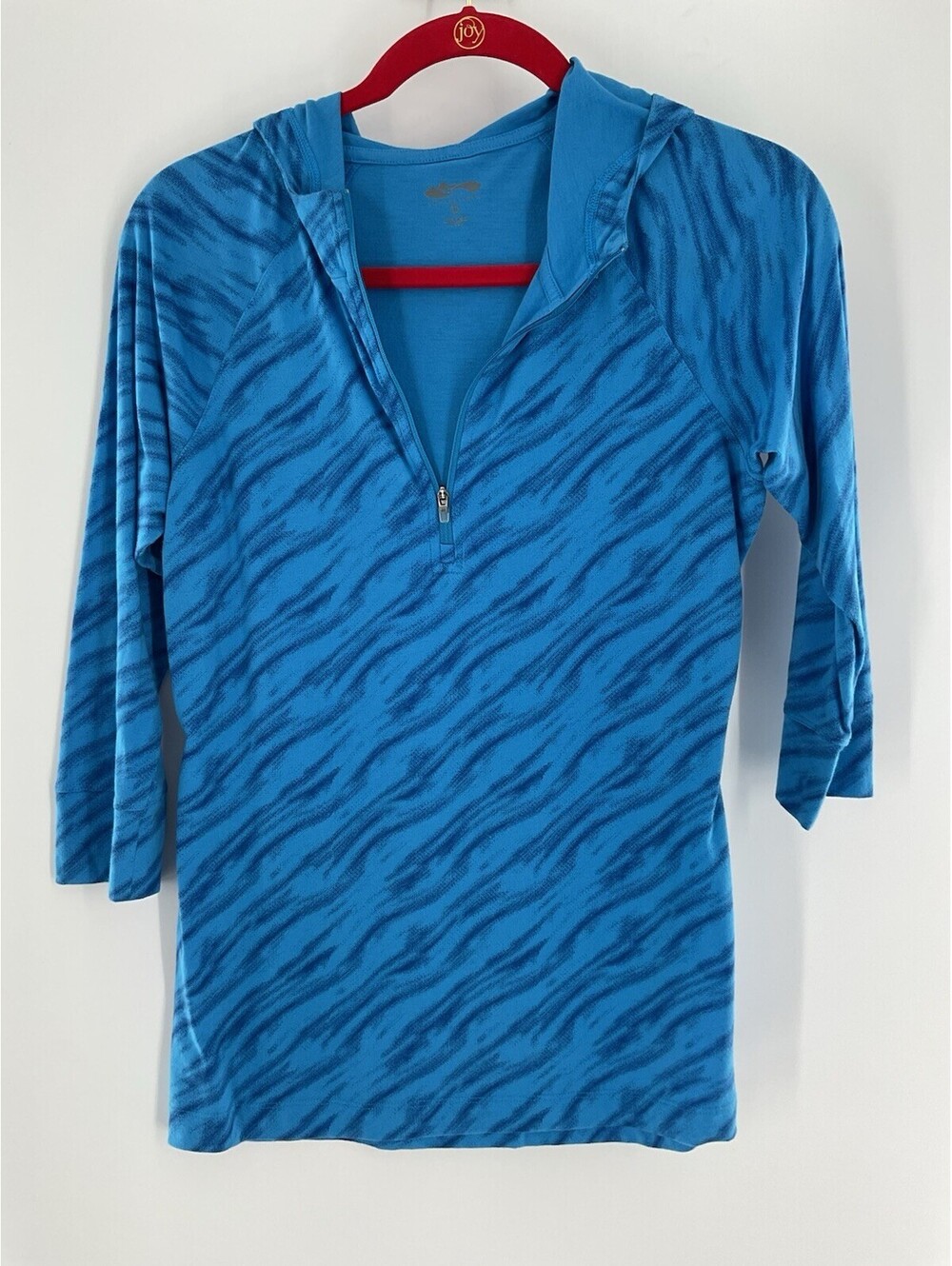 Cascade Sport Women’s Medium Blue Athletic Hooded Shirt 051